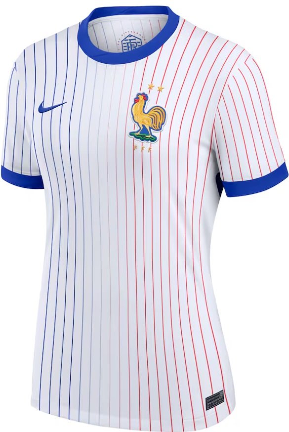 Camisa Feminina II Seleção da França 2024 Away